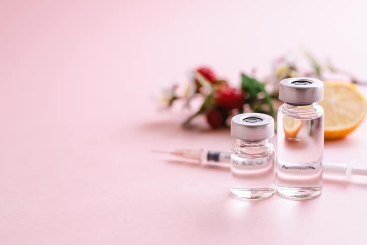 Image of beauty injection and vitamin injection